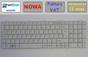Keyboard FUJITSU A530 A531 AH530 AH531 A512 AH512 BIALA