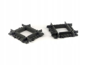 LEGO tory pociąg SKRZYŻOWANIE małe - 2 szt